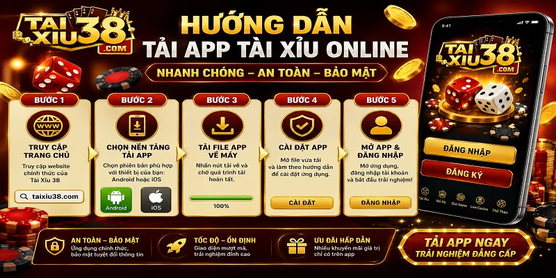 Các bước tải app tài xỉu online chuẩn xác và an toàn